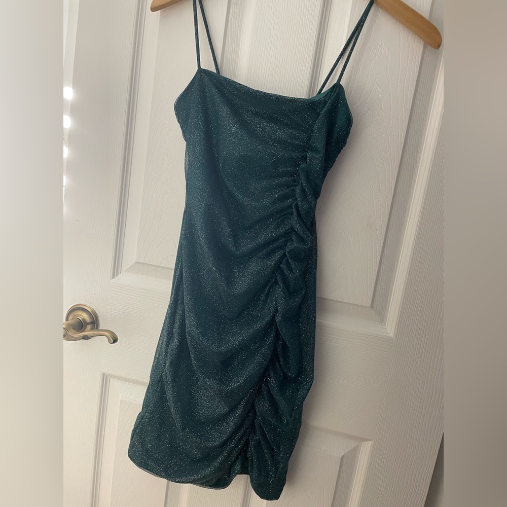 Sparkle All The Way Glitter Dress